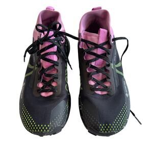 Nike Womens React Pegasus Trail 4 Gore-Tex Black Pink Size 8